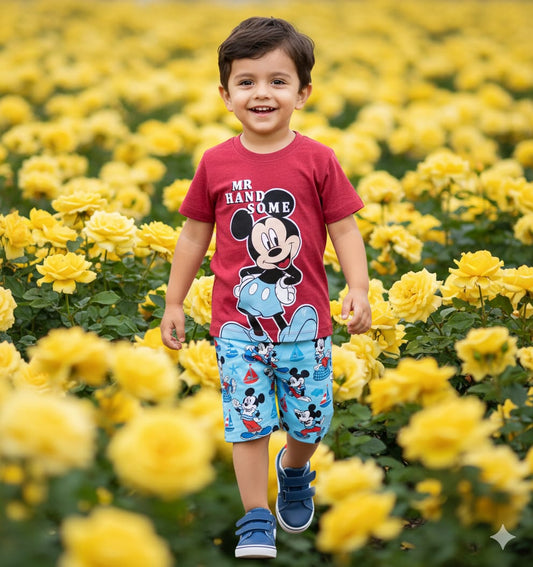 boys T-shirt with shorts