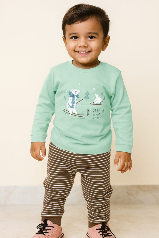 Boys Full Sleeve T Shirt With Pant