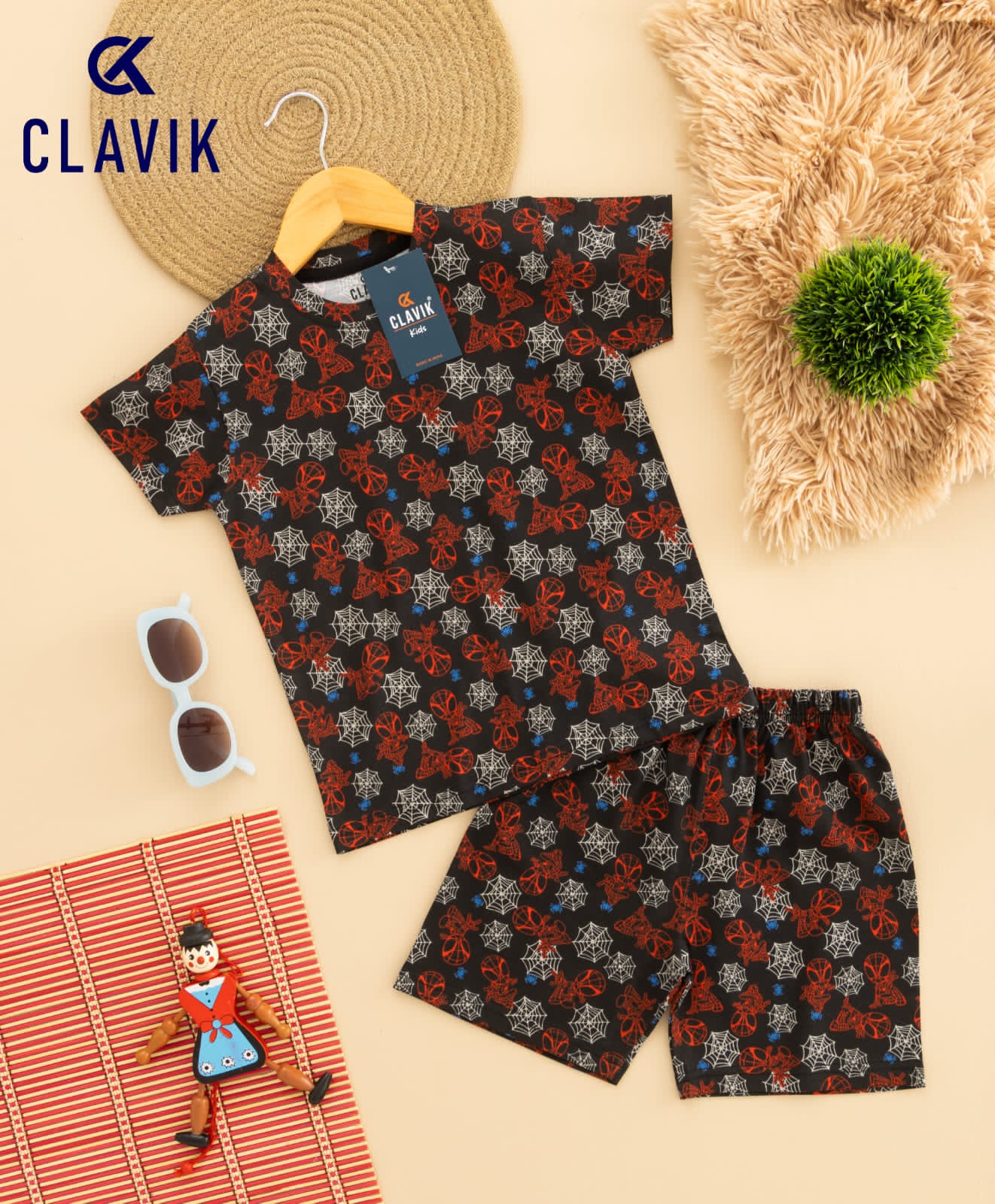 T-shirt with shorts