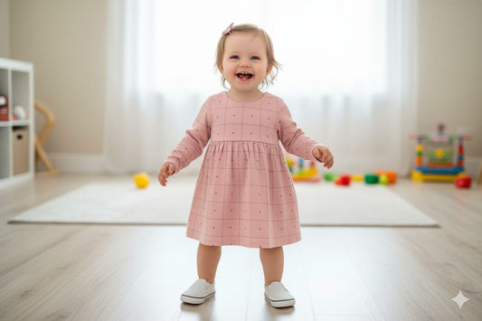 Girls Full Sleeve Frock