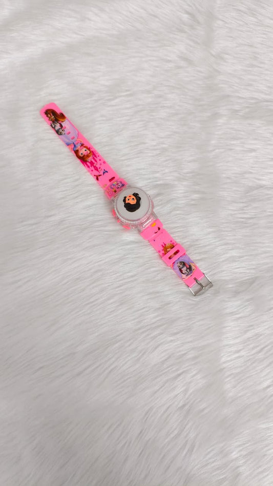 Digital Spinning Light Watch