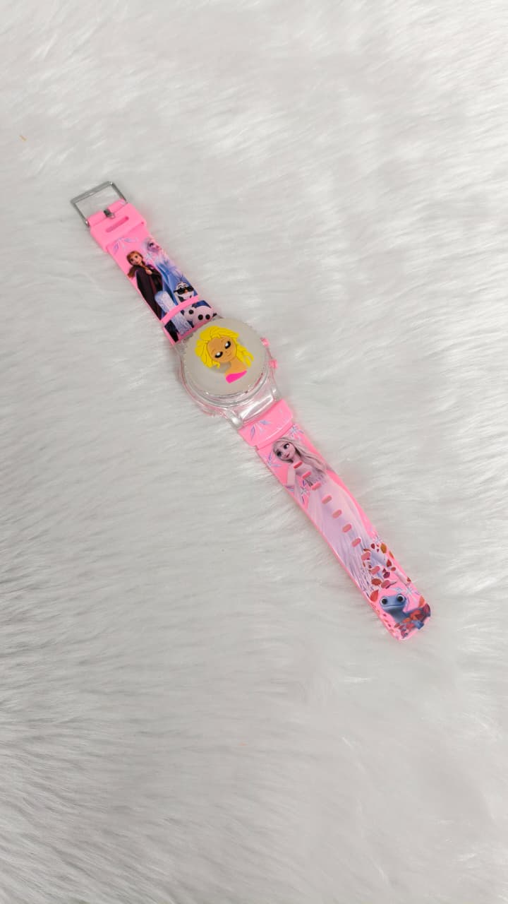 Digital Spinning Light Watch