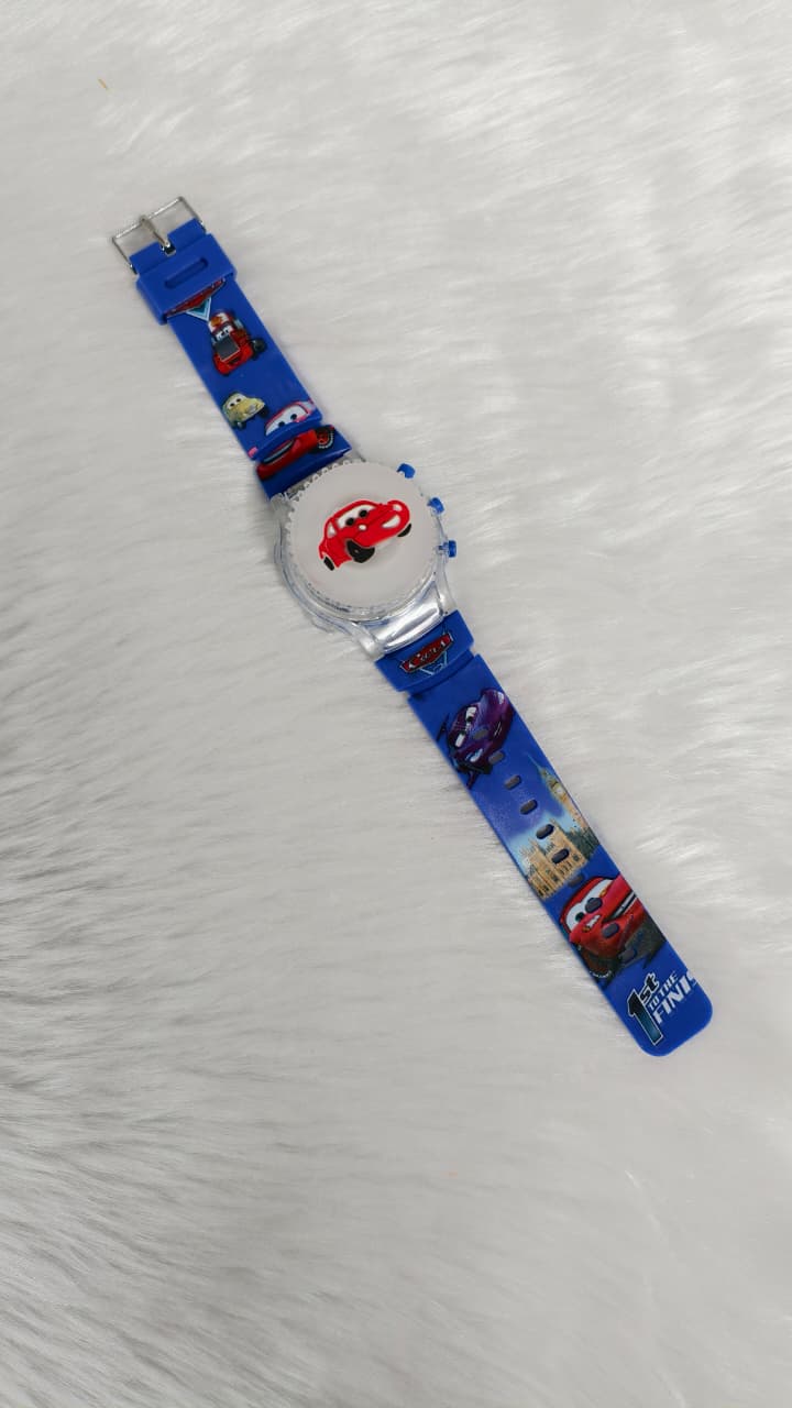 Digital Spinning Light Watch