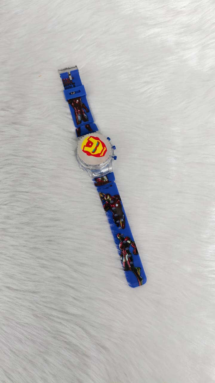 Digital Spinning Light Watch