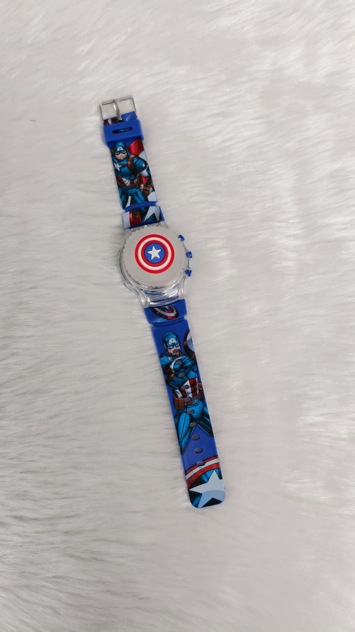 Digital Spinning Light Watch