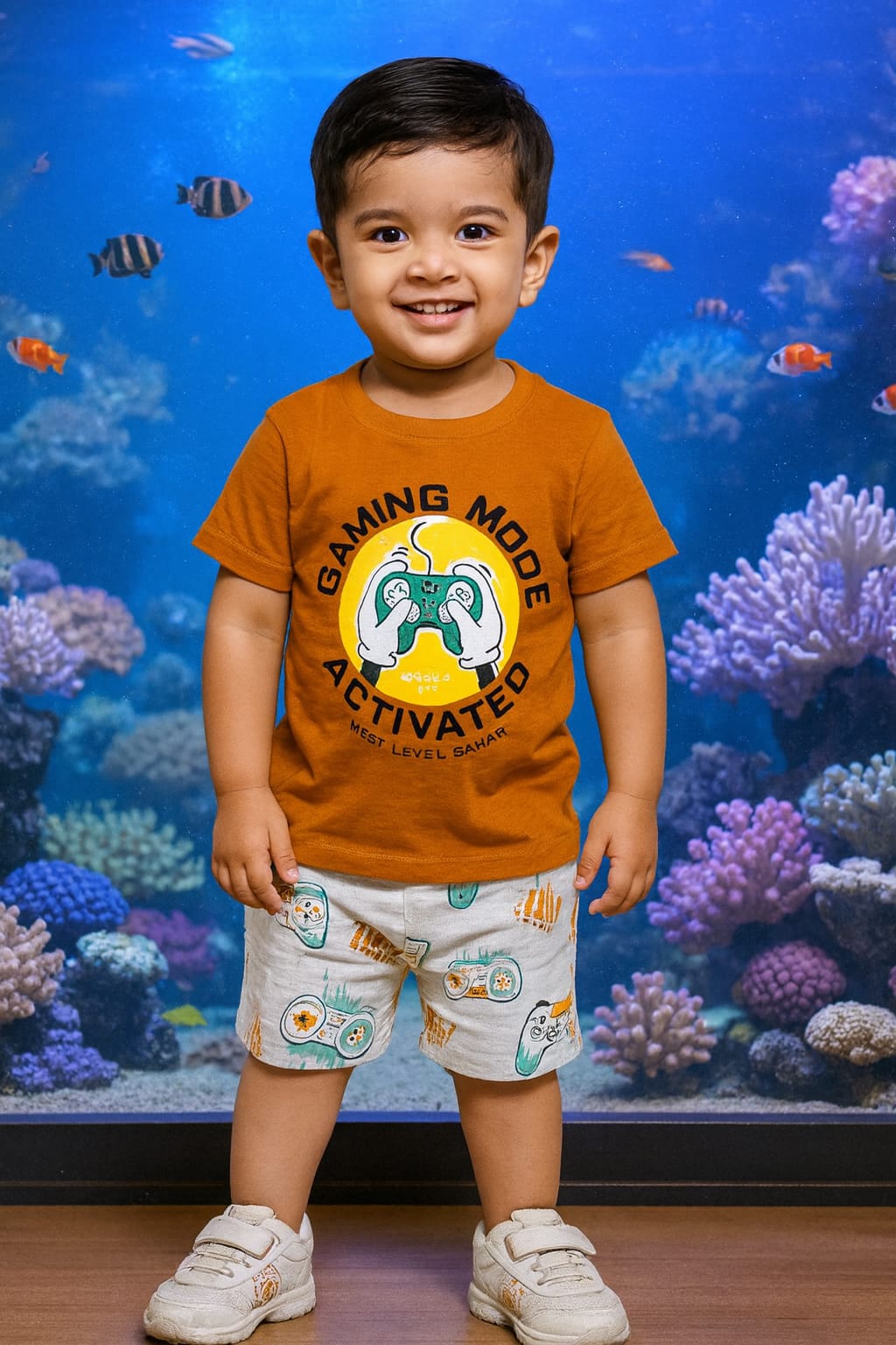 boys T-shirt with shorts