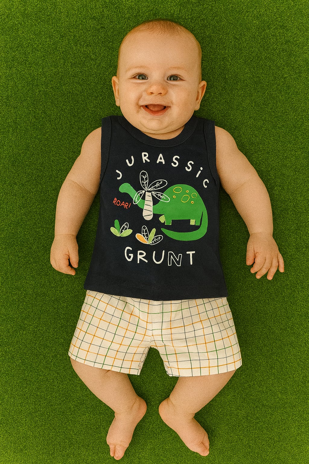 sleevless T-shirt with shorts