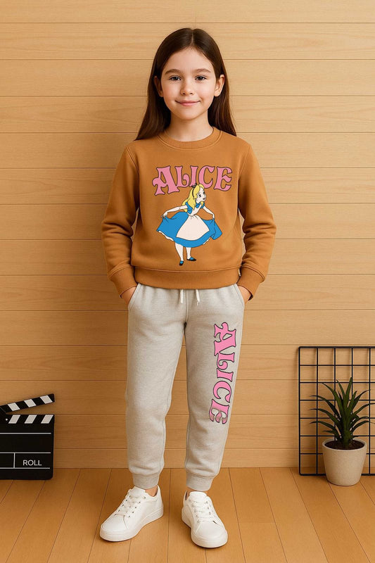 GIRLS sweatshirt with pant