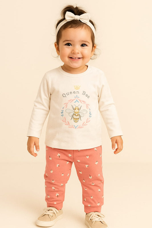 GIRLS FULL SLEEVE T SHIRT WITH PANT