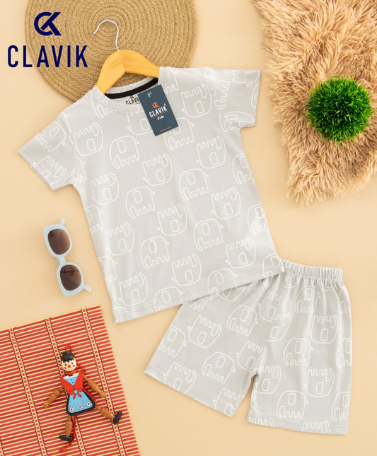 T-shirt with shorts