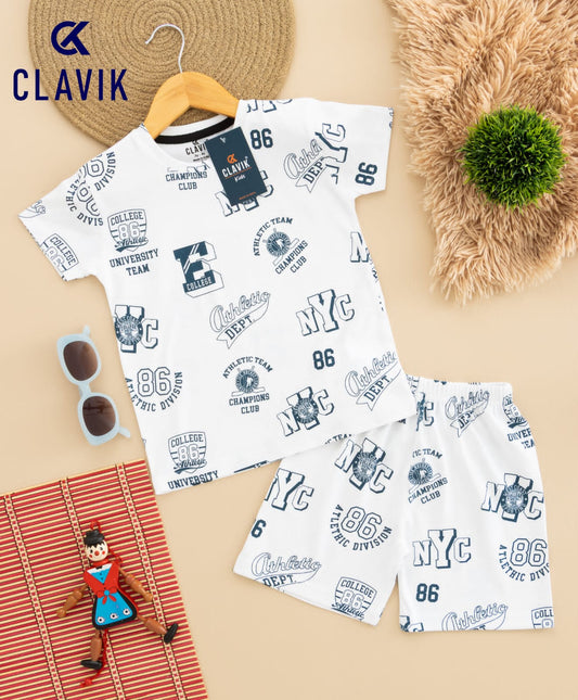 T-shirt with shorts