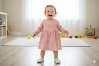 Girls Full Sleeve Frock