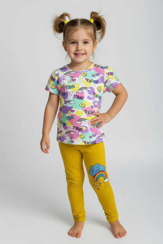 GIRLS FULL PANT SET