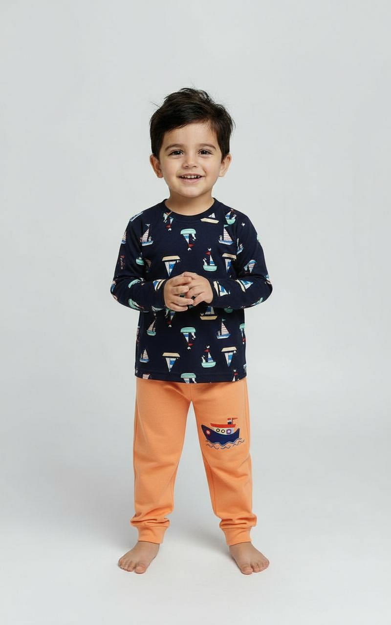 BOYS FULL SLEEVE T SHIRT WITH PANT