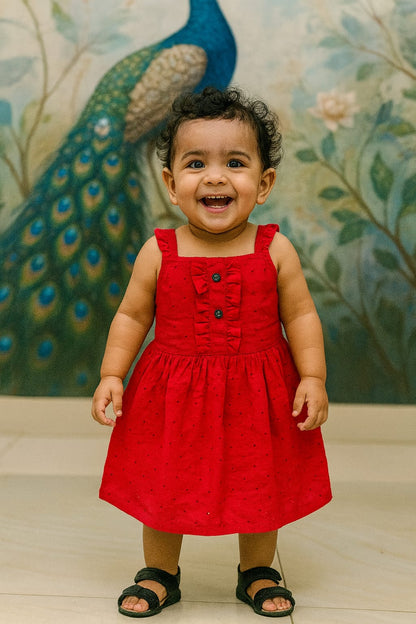 PURE COTTON FROCK FOR GIRLS