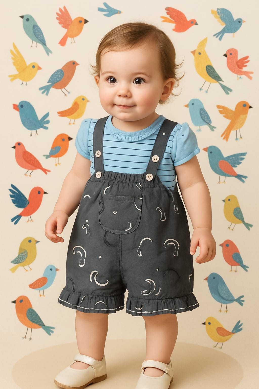 WESTERN TYPE JUMPSUIT FOR GIRLS