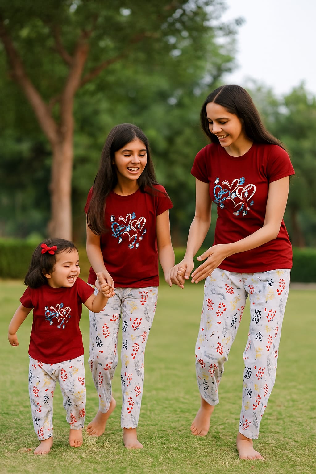 MOM AND DAUGHTER COMBO DRESS