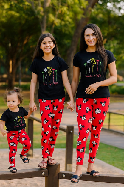 MOM AND DAUGHTER COMBO DRESS