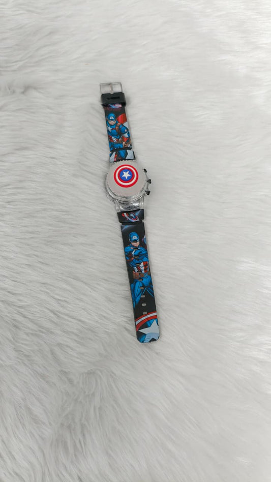 Digital Spinning Light Watch