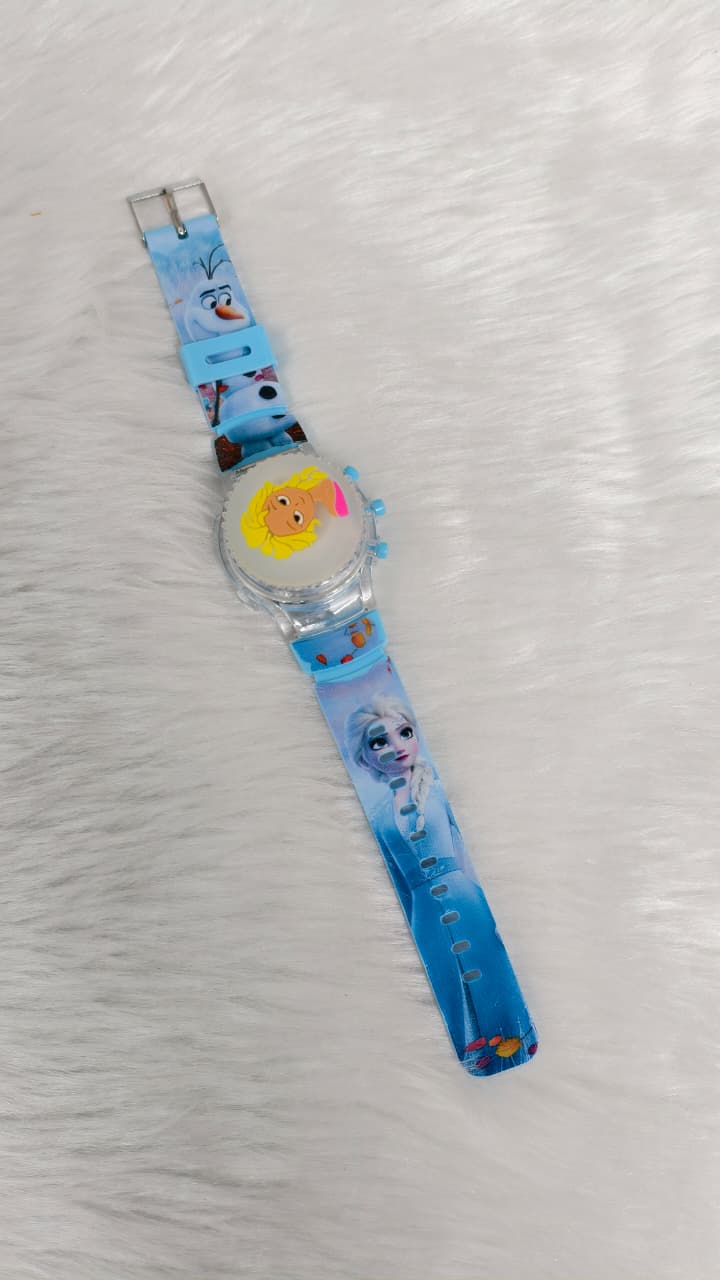 Digital Spinning Light Watch