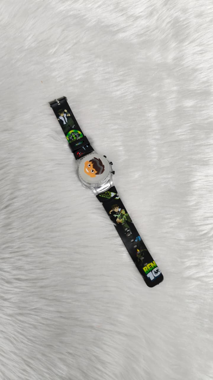 Digital Spinning Light Watch