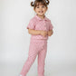 Girls Fancy Polo Shirt with Palazzo Pant Set