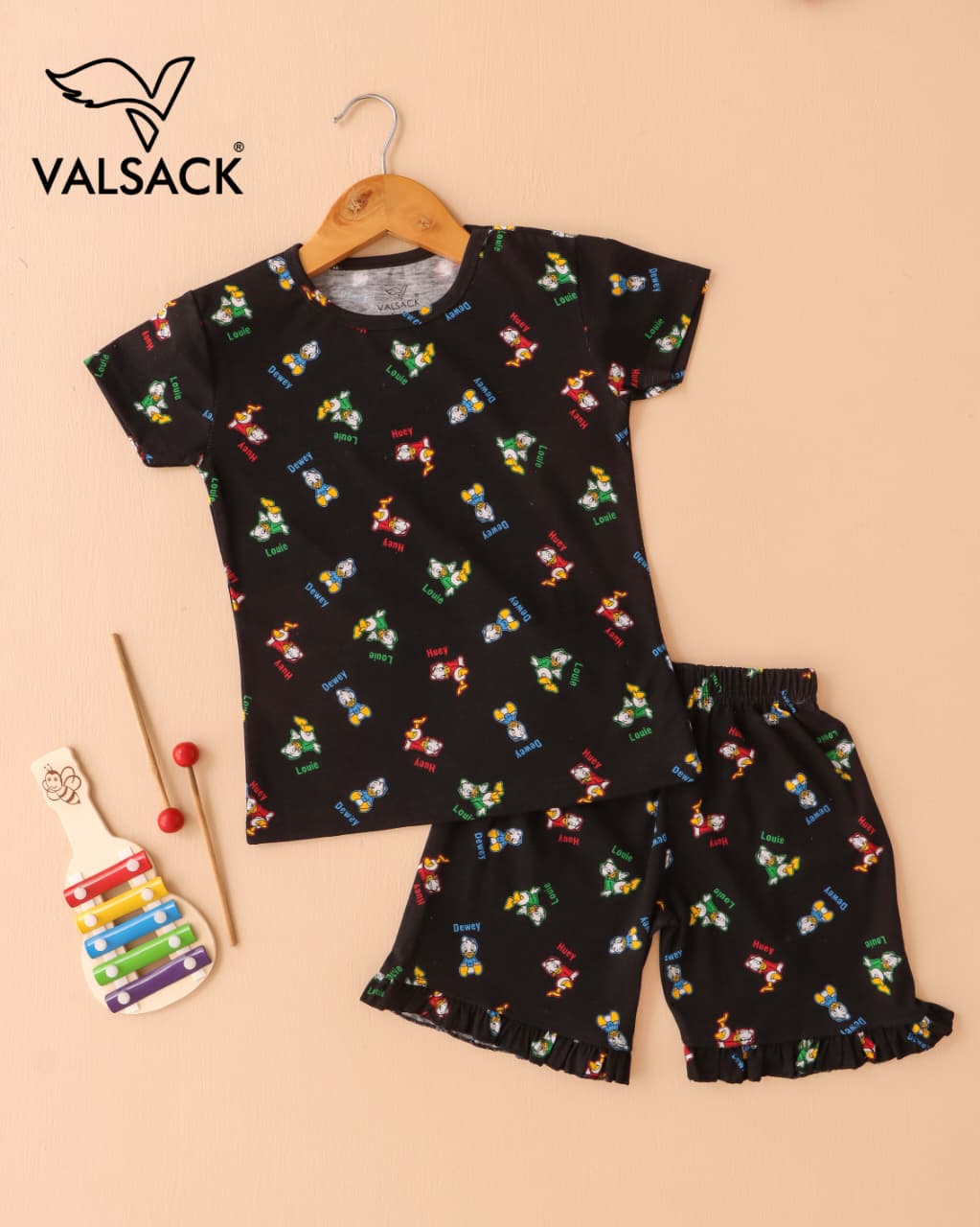 Girls frill  shorts set